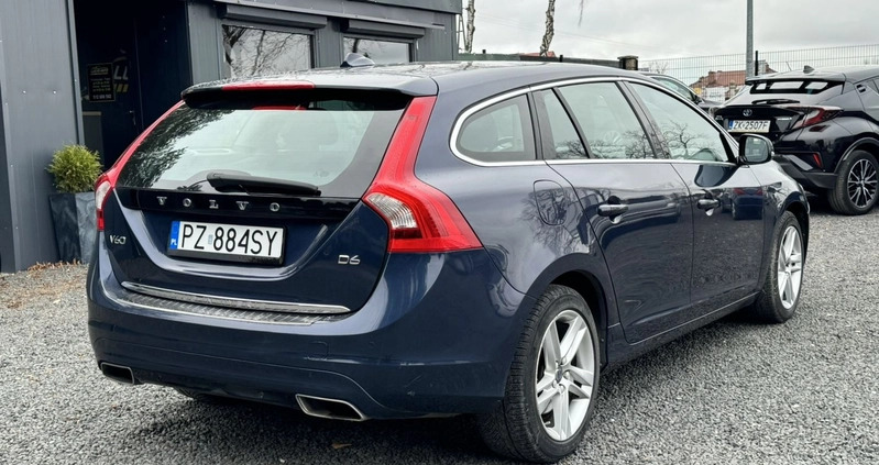 Volvo V60 cena 72900 przebieg: 191500, rok produkcji 2015 z Koszalin małe 407